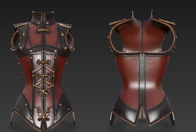 3x1 cosplay corset