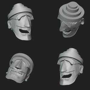 CONE HEAD MASK STL FILE | CONE HEAD MASK DIGITAL FILE