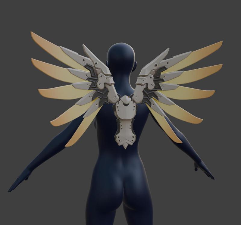 Mercy Laser Wings