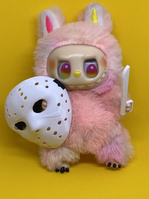 Jason Mask & Machete Accessory Set for Labubu
