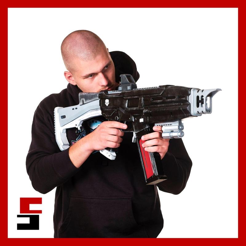 Helldivers 2 SMG-32 Reprimand Prop Replica Pistol Weapon Gun Cosplay