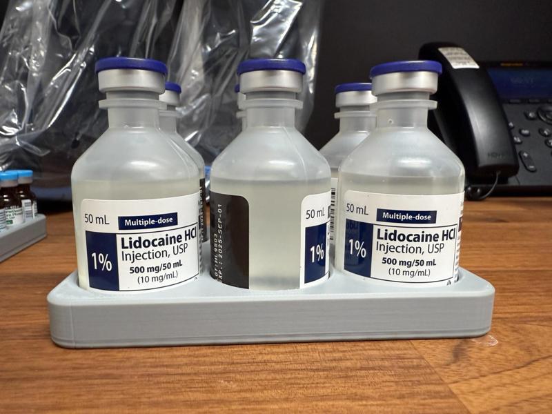 50ml Medicine Vial Rack - Stackable