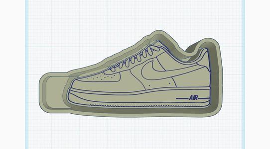 Nike AF1 Shoe Freshie Mold (2 versions)