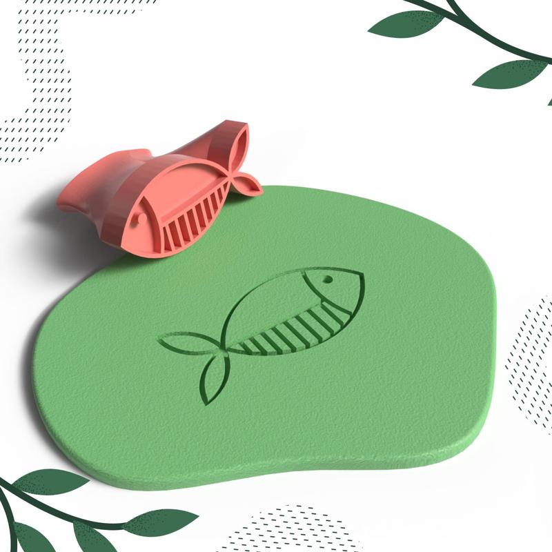 CLAY STAMP NO.27 | DIGITAL STL FILE | 1 SIZE