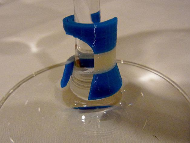 Wine Glass Marker - Subtle, practical and stylish 3D printing talking point!