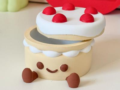 Jellycat inspired cake jewellery storage box