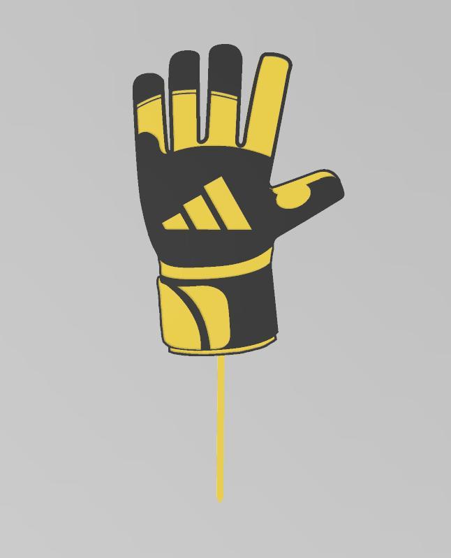 Adidas Goalkeeper Glove / Goalkeeper Glove Cake Topper Topper