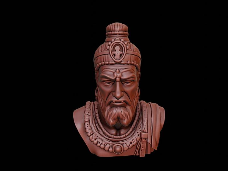Ashoka the Great Bust