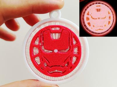 Wire Art - Iron Man - Marvel Keychain