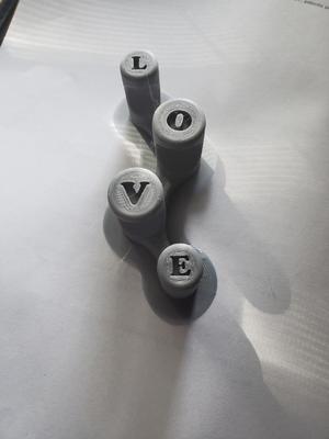 Toothbrush Holder with Love