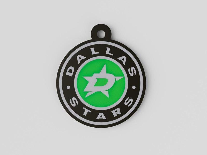 Dallas Stars keychain