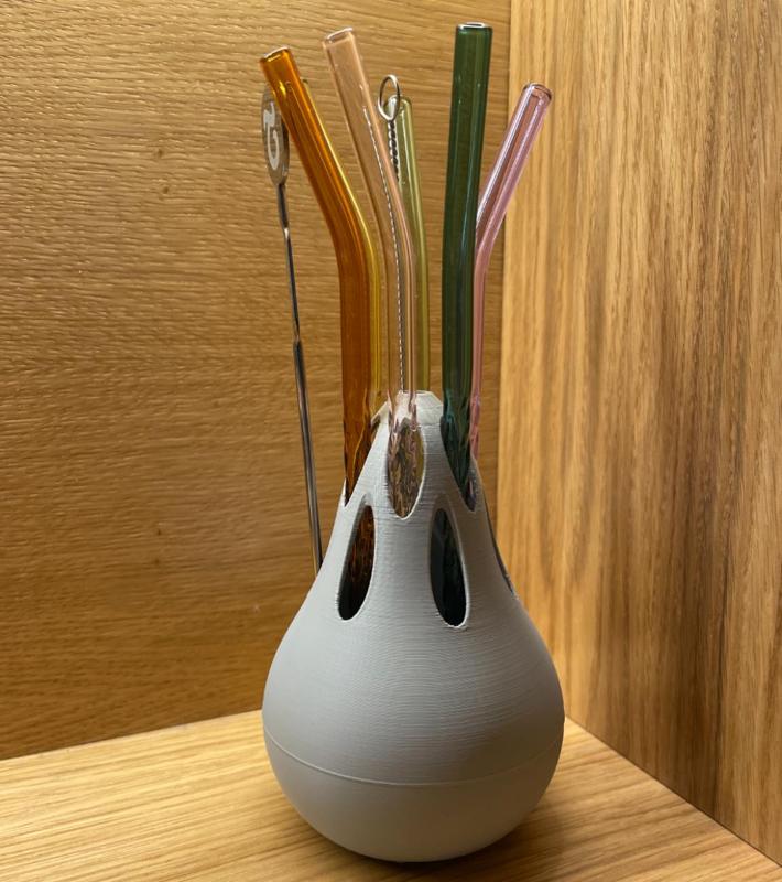 Glass Straw Holder