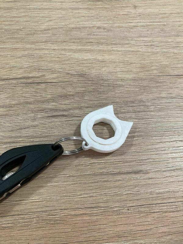 Cat Revolving Key Ring