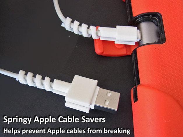 Springy Apple Cable Savers