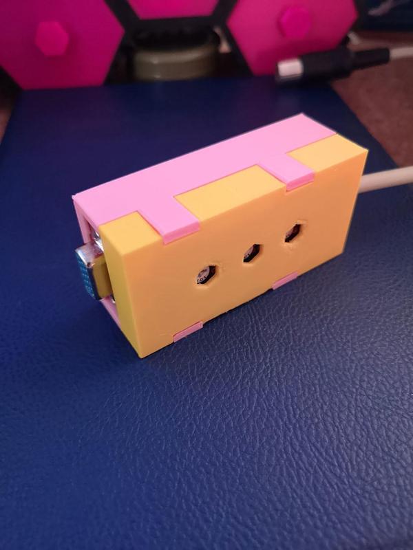 Atari 520 ST Video Adapter Case and PCB - VGA