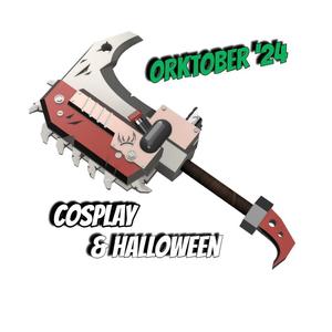 Choppa Chain Saw Axe    1:1 Scale   Cosplay / Halloween