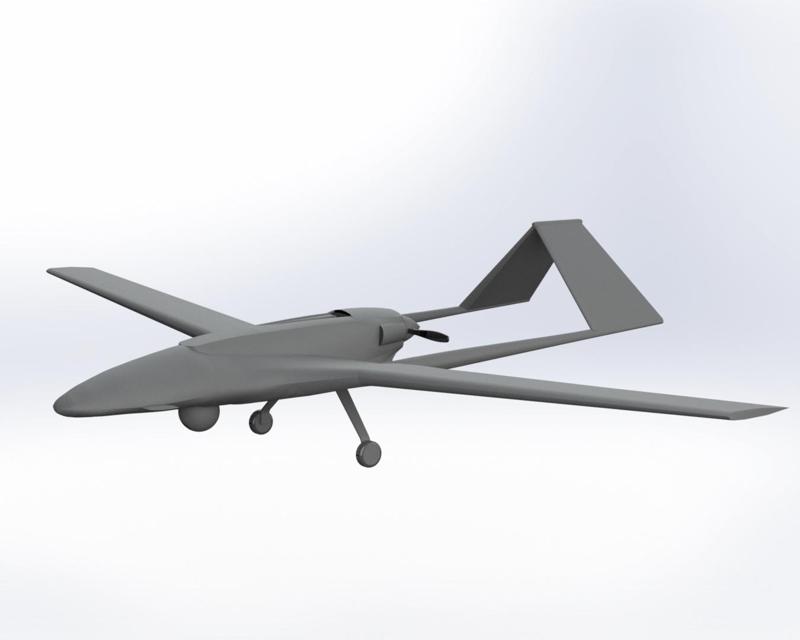 Bayraktar TB2 - Detailed 3D Model