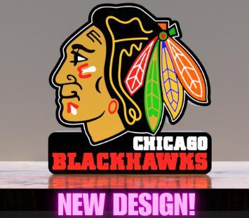 Chicago Blackhawks LED Lightbox v2