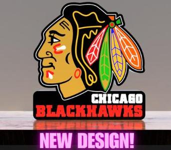 Chicago Blackhawks LED Lightbox v2