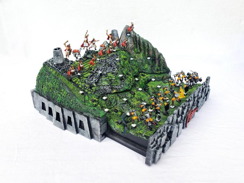 MACHU PICCHU CONQUEST 3D CHESS SET
