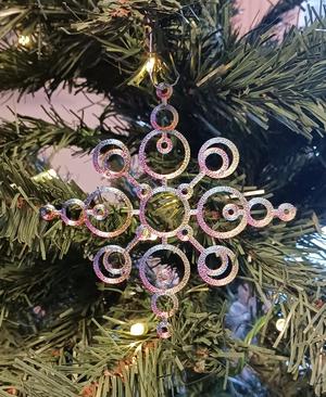 Snowflake ornament - quick and easy print!
