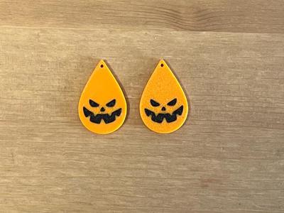 pumpkin earrings