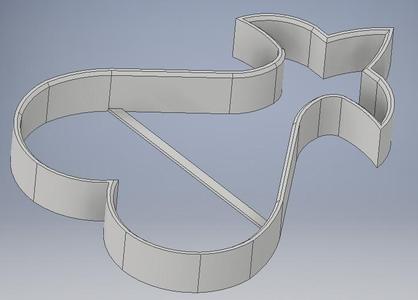 KH Heartless Symbol Cookie Cutter