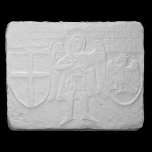 Inscription with coat-of-arms