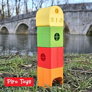 Blocks Tower Toy - Baby friendly