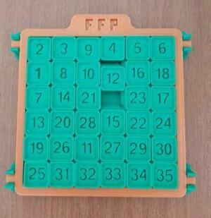 6X6 SLIDING NUMBER PUZZLE