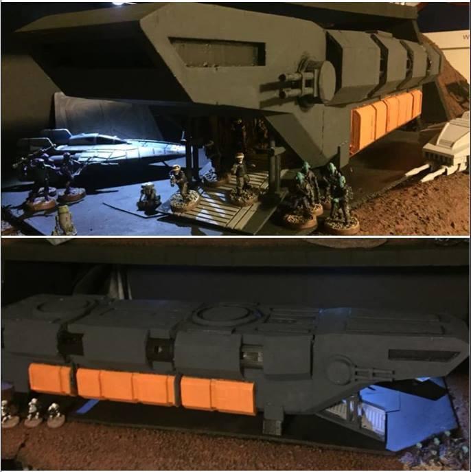 Rogue One/Zeta Shuttle (Star Wars: Legion scale)