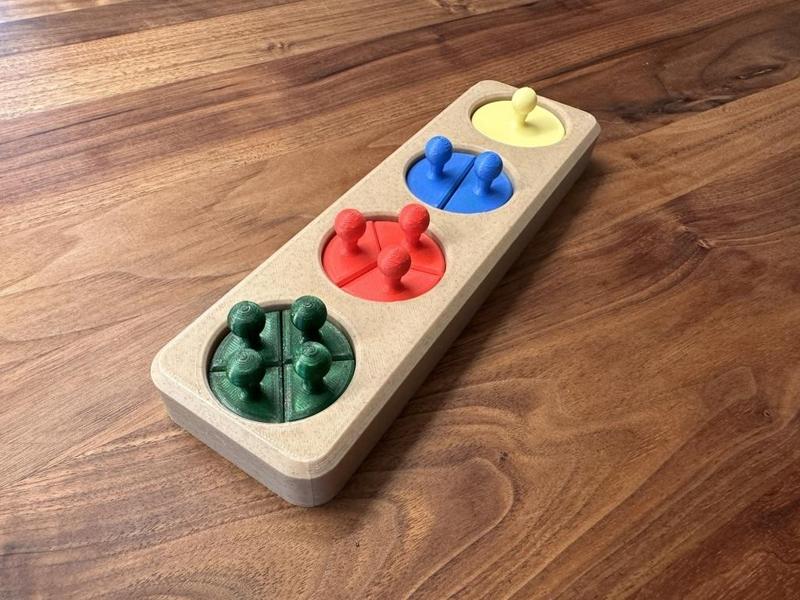 Montessori geometric sorting puzzle