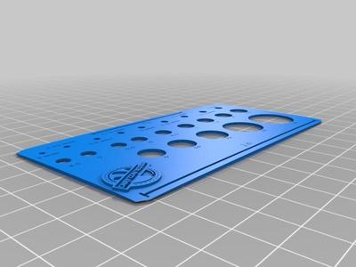 Business Card Knitting Gauge