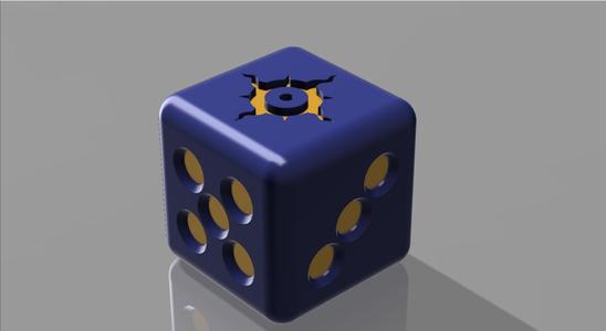 Millenium Thousand Sons Dice 4 point star