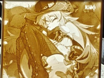 Qiliangliang - Genshin Impact - Poster Lithophane
