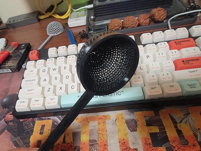 Miniature Aquarium Fish Net, Skimmer, Filter Spoon