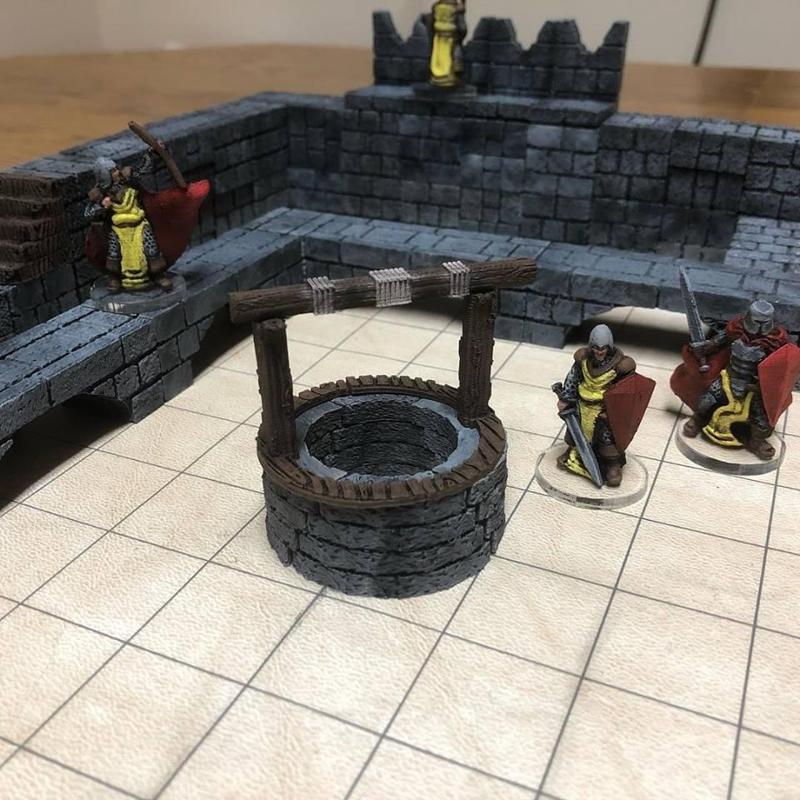 ScatterBlocks: Village Well (28mm/Heroic scale)