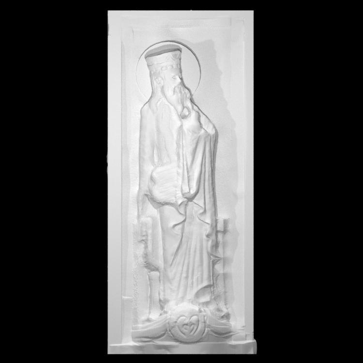 Saint with Two Fantastic Animals under his Feet