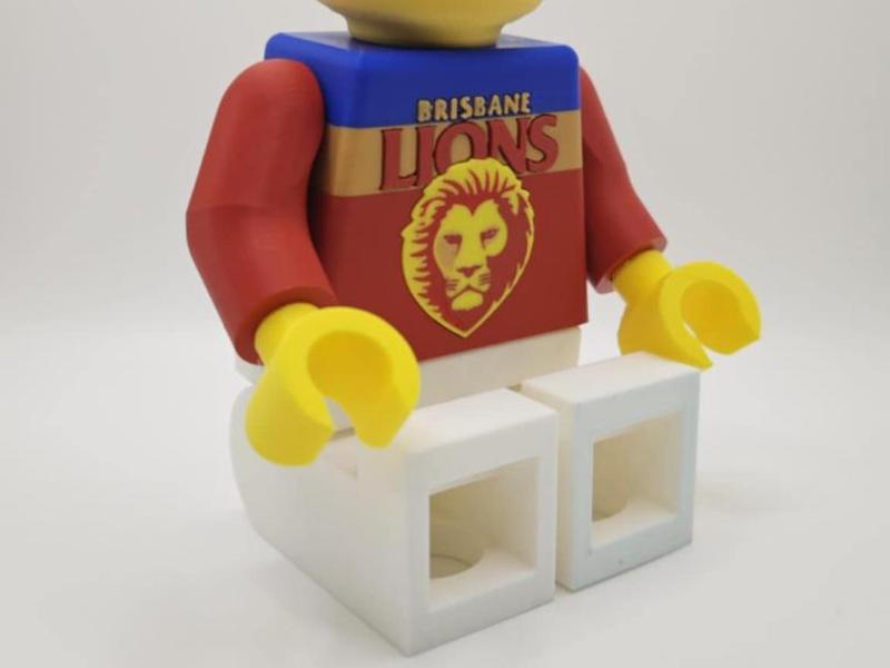 AFL Brick Man - Brisbane Lions (500%)