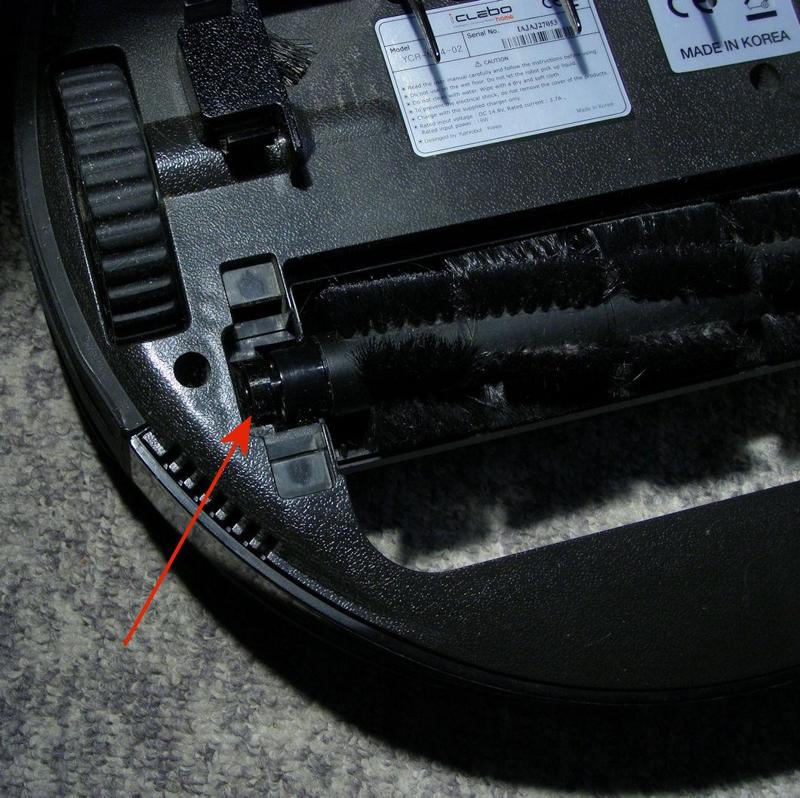 Rubber coating of main brush bearing