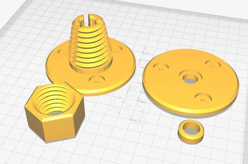 12mm(1/2") Through hole hose fitting wall mount