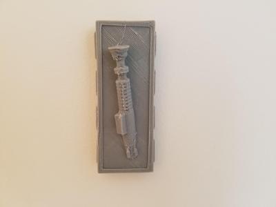 Lightsaber in carbonite
