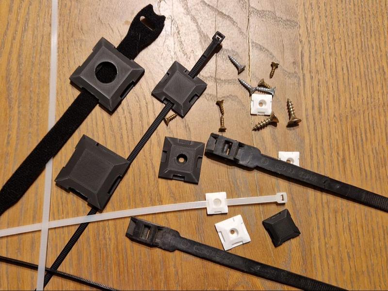 Zip tie mount - strap holder