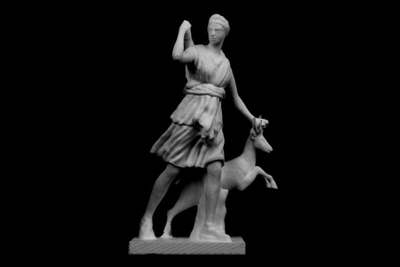 Diana and Doe at The Jardin des Tuileries, Paris