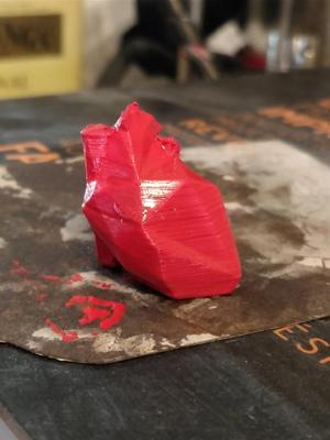Low poly heart