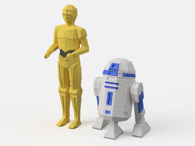 Low-Poly Toys - Dual Extrusion version
