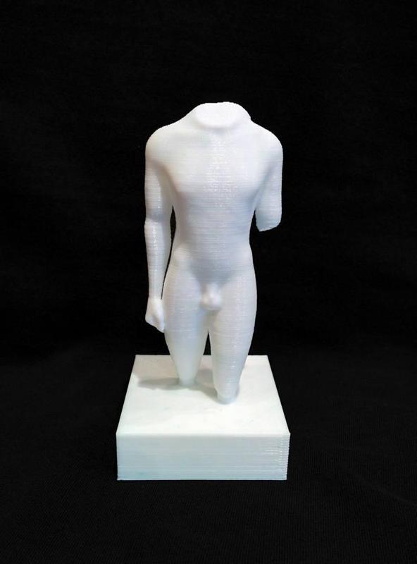 Later Kouros from Actium at The Louvre, Paris