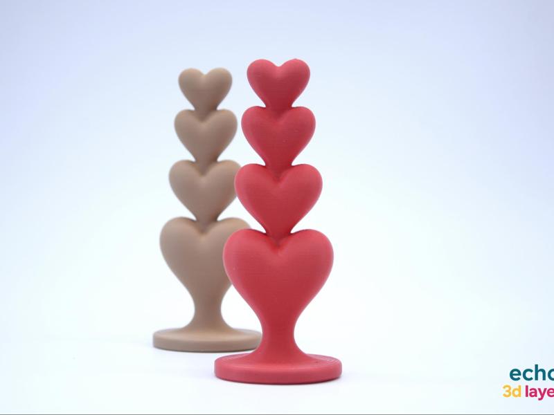 Stacked Hearts – Decorative