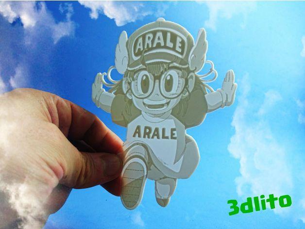 Lithophane Arale (Dr.Slum)