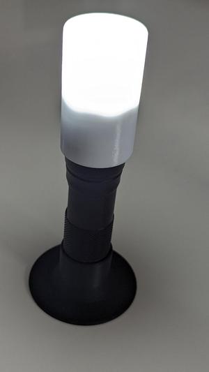 Stand and Diffusor for LED-Flashlight CREE T6 XML 10W